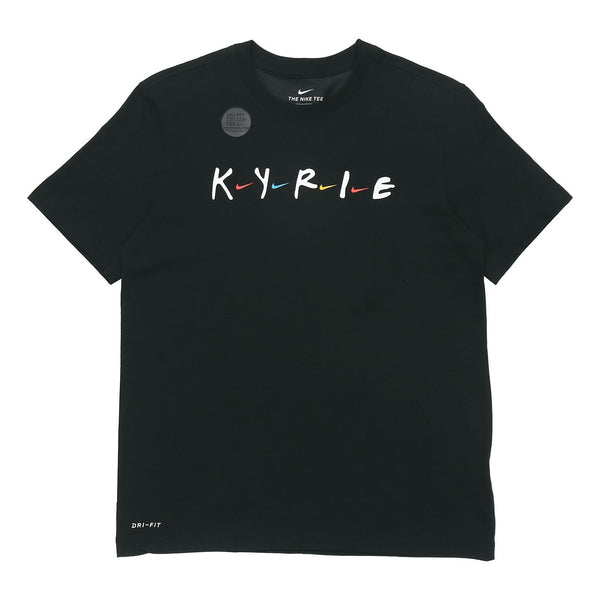 Футболка Nike Kyrie Dri-fit Kyrie Irving Basketball Breathable Sports Short Sleeve Black, черный