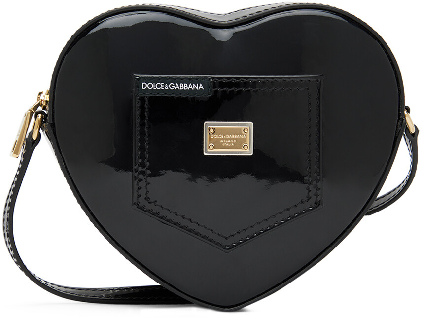 

Детская лакированная сумка в форме сердца Dolce&Gabbana