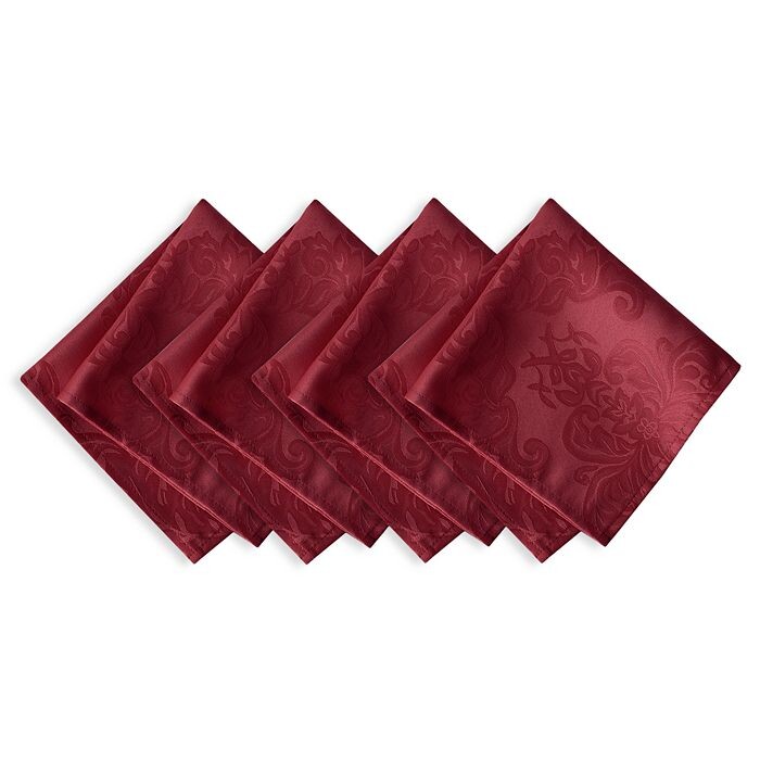 

Жаккардовые дамасские салфетки Barcelona, ​​набор из 4 шт. Elrene Home Fashions