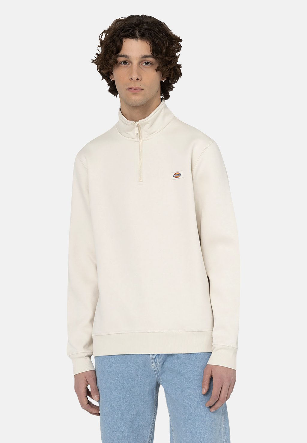 Толстовка OAKPORT QUARTER ZIP Dickies, whitecap бежевый