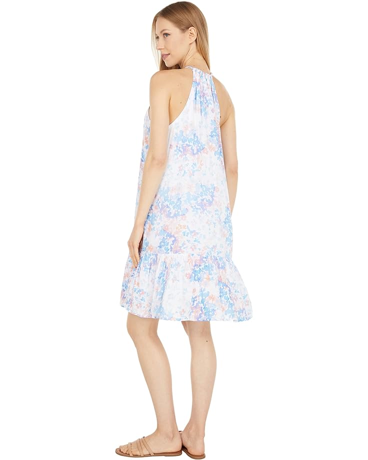 Платье bella dahl Tie Front Halter Mini Dress, цвет Painterly Floral Print