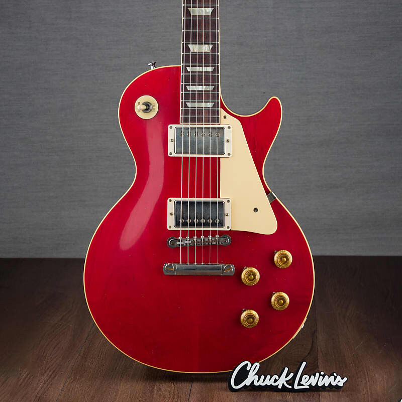 

Электрогитара Gibson Murphy Lab 1958 Les Paul Standard - Ultra Light Aged Sweet Cherry Red - CHUCKSCLUSIVE - #821490
