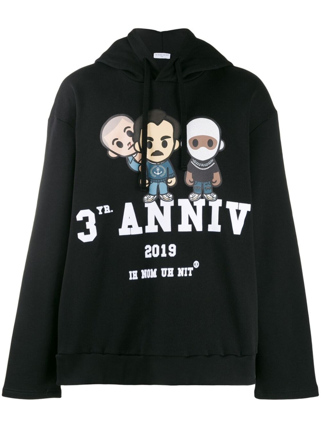 

Ih Nom Uh Nit худи 3th Anniv, черный
