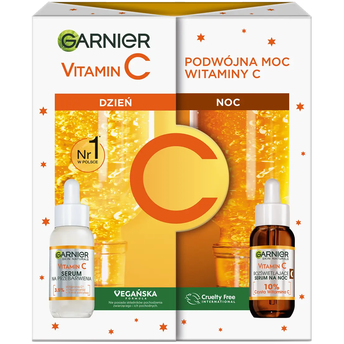 

Набор: дневная сыворотка для лица Garnier Vitamin C, 30 мл
