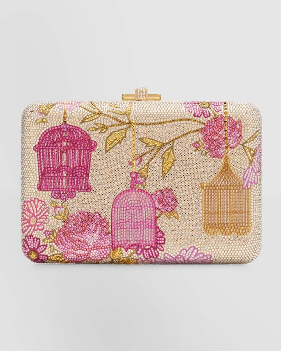 

Узкий клатч Botanica Slim Slide Judith Leiber Couture