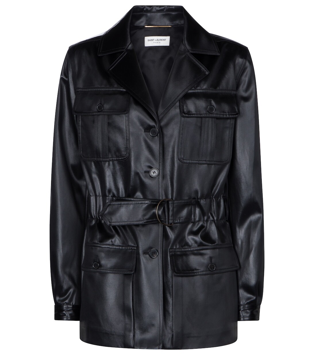 

Куртка из искусственной кожи SAINT LAURENT, черный