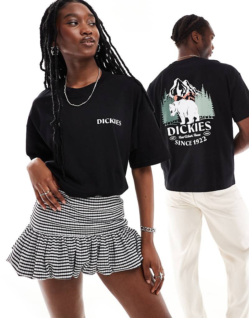 

Черная футболка Dickies – Bloxom – с принтом на спине, эксклюзивно для ASOS