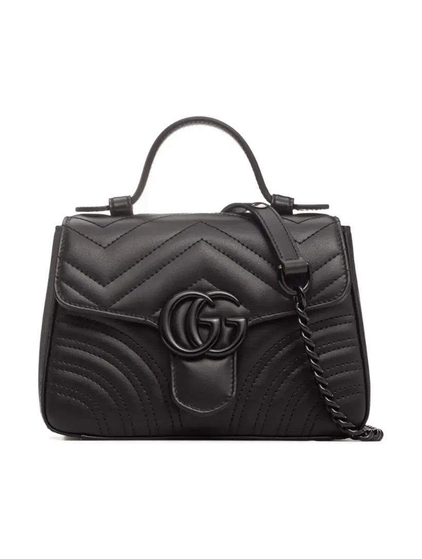 

Мини-сумка GG Marmont Gucci, черный