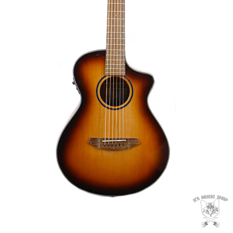 Акустическая гитара Breedlove Discovery S Companion Edgeburst CE Red Cedar-African Mahogany