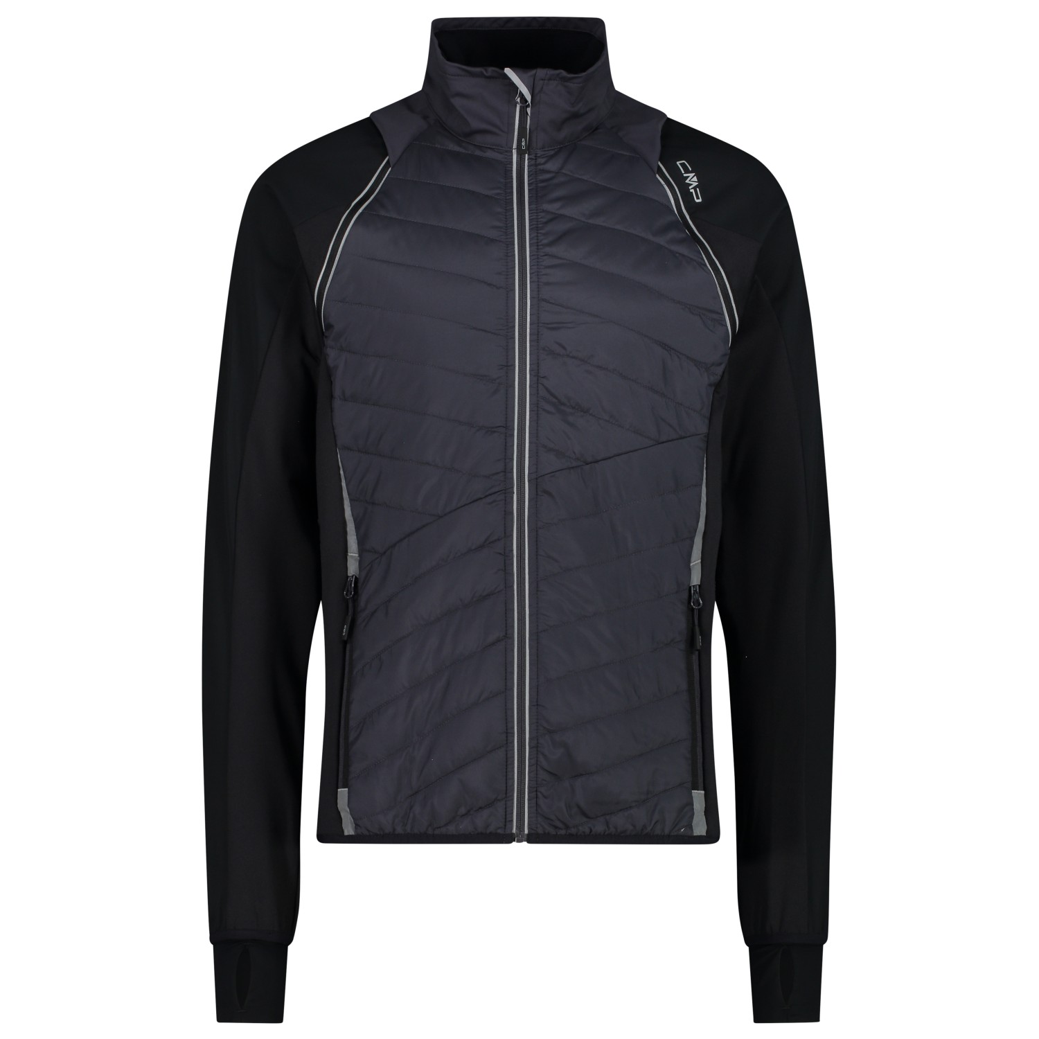 цена Куртка из синтетического волокна Cmp Jacket With Detachable Sleeves Light Softshell, цвет Antracite