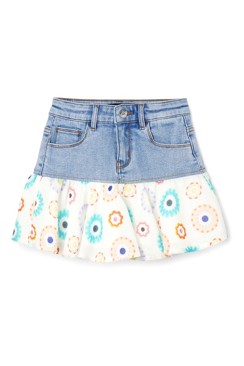 

Джинсовая короткая юбка Desigual, белый