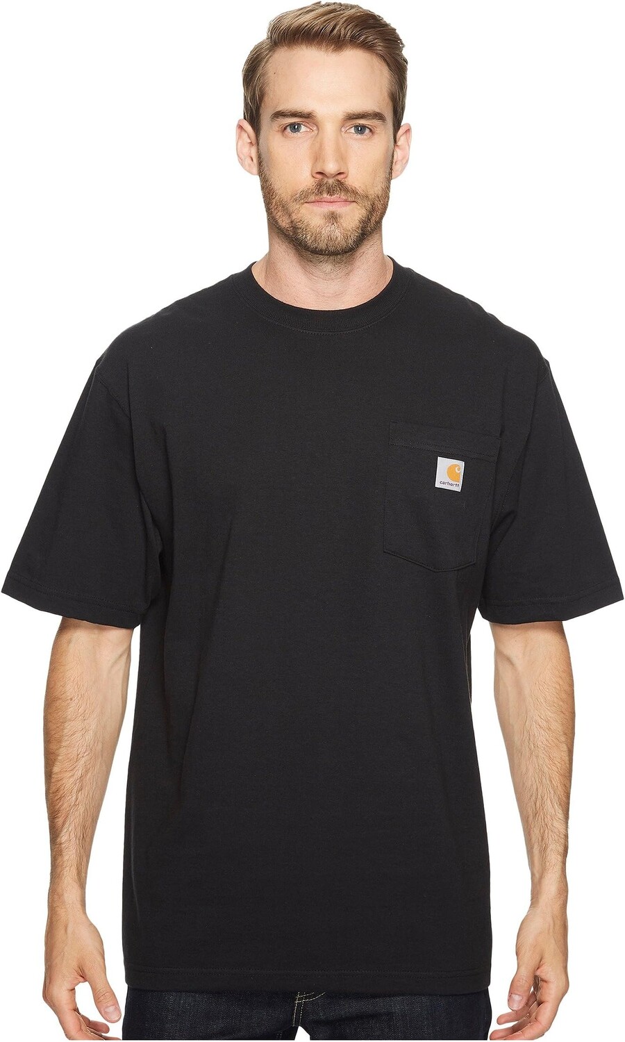 

Футболка с карманами для рабочей одежды Big & Tall (S/S) Carhartt, черный