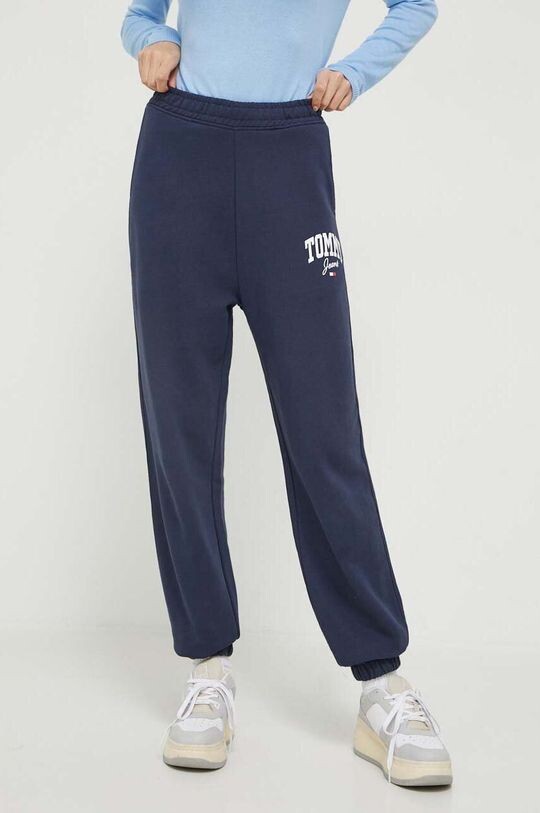 

Хлопковые спортивные штаны Tommy Jeans, темно-синий