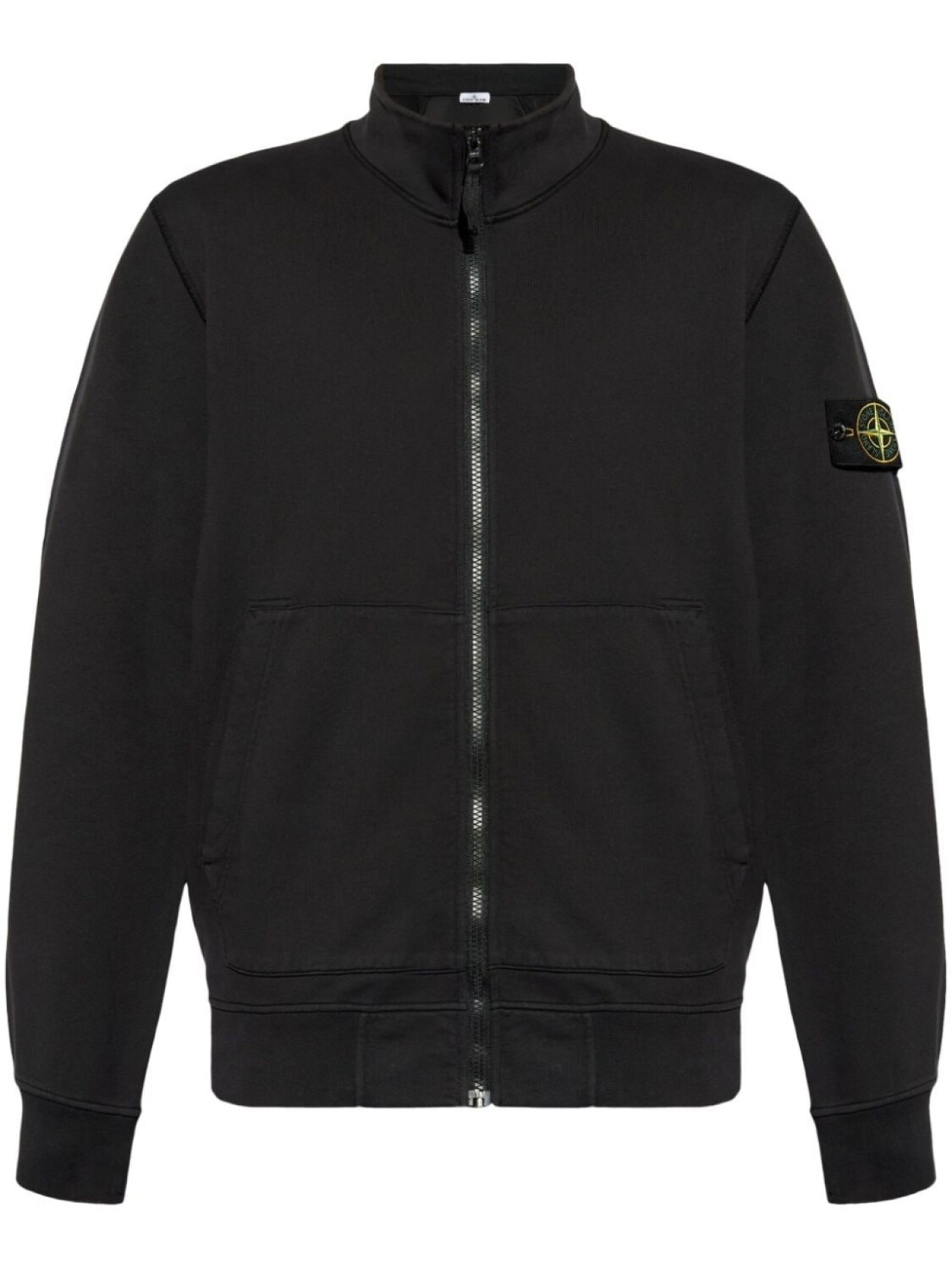 

Stone Island толстовка на молнии с изображением компаса, черный