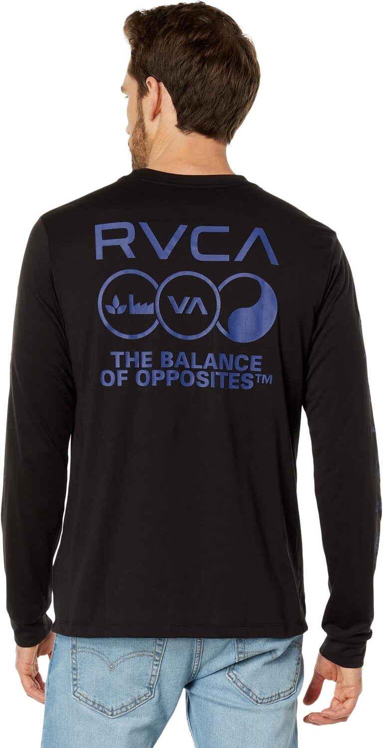 

Футболка Tri Balance с длинными рукавами RVCA, черный