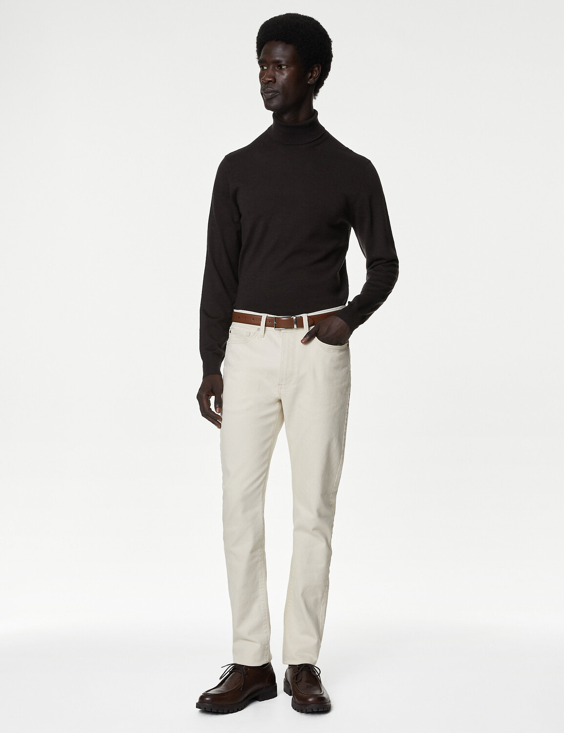 

Джинсы Slim Fit с 5 карманами Autograph, экрю
