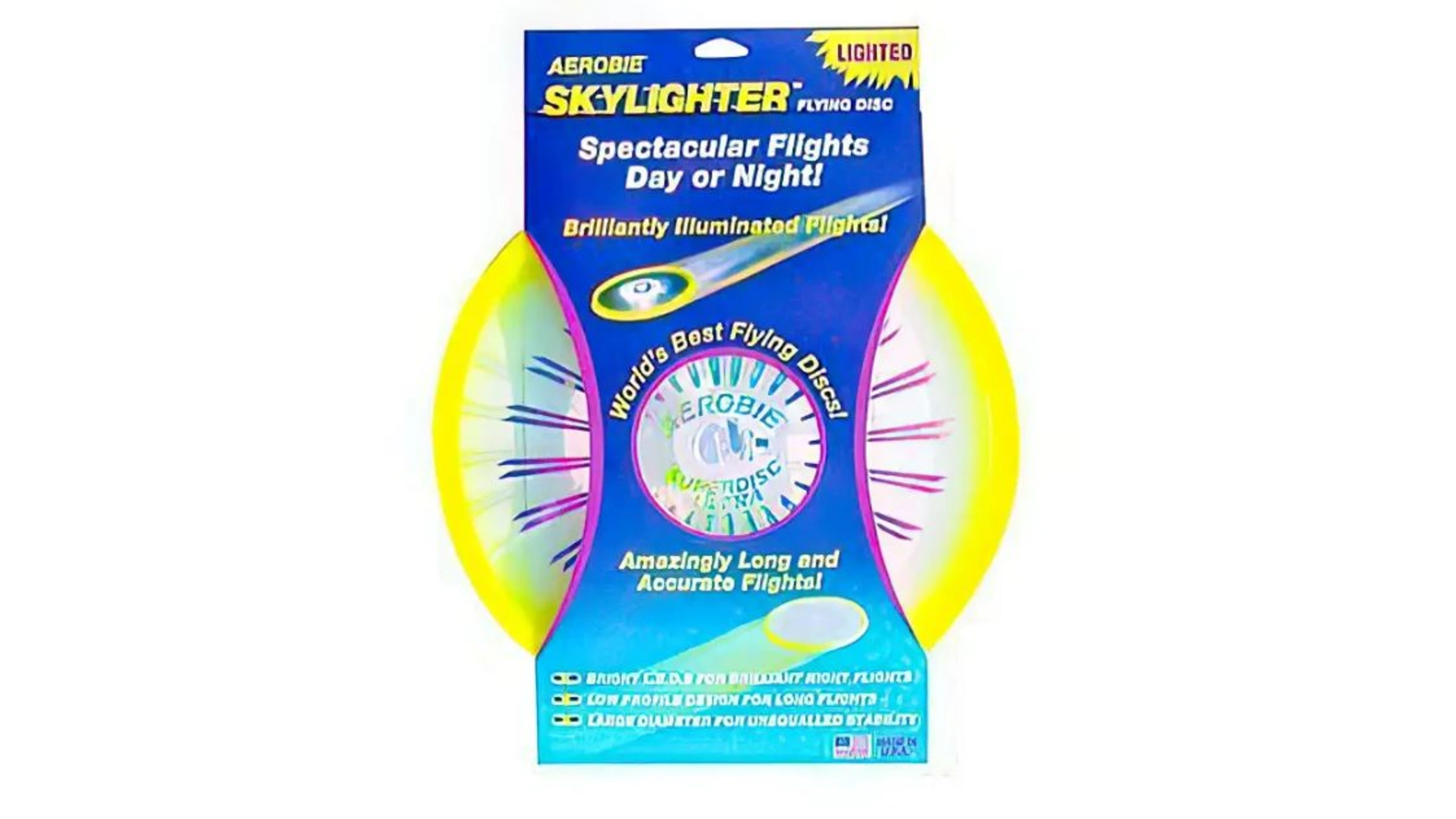 

Elliot Aerobie Skylighter Метательный диск/фрисби диаметром 25 см