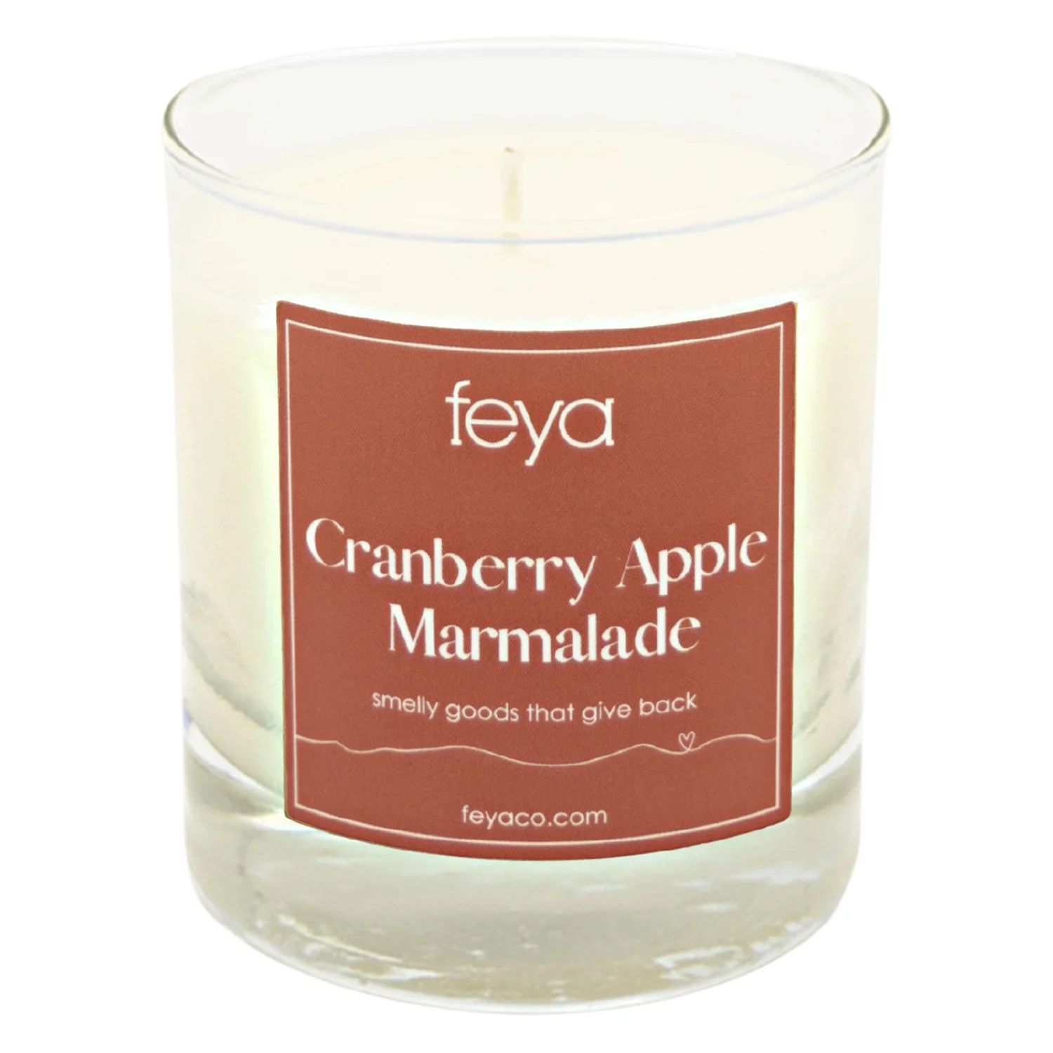 цена Feya Candle Клюквенно-яблочный мармелад, 6,5 унций. Соевая свеча