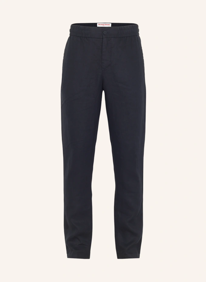 

Брюки cornell linen Orlebar Brown, синий