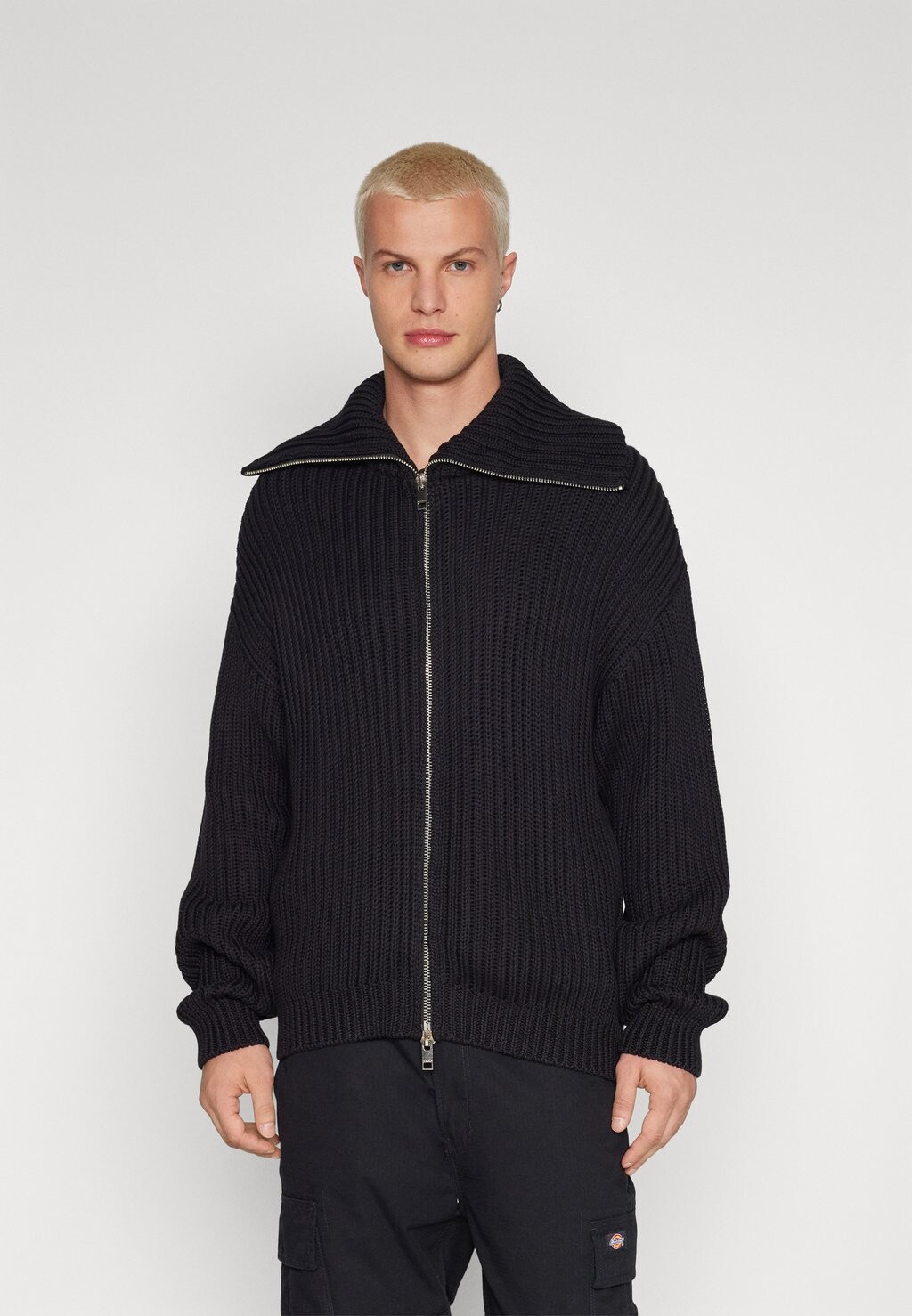 

Кардиган JPRBLAALO CARDIGAN HIGH NECK Jack & Jones, черный