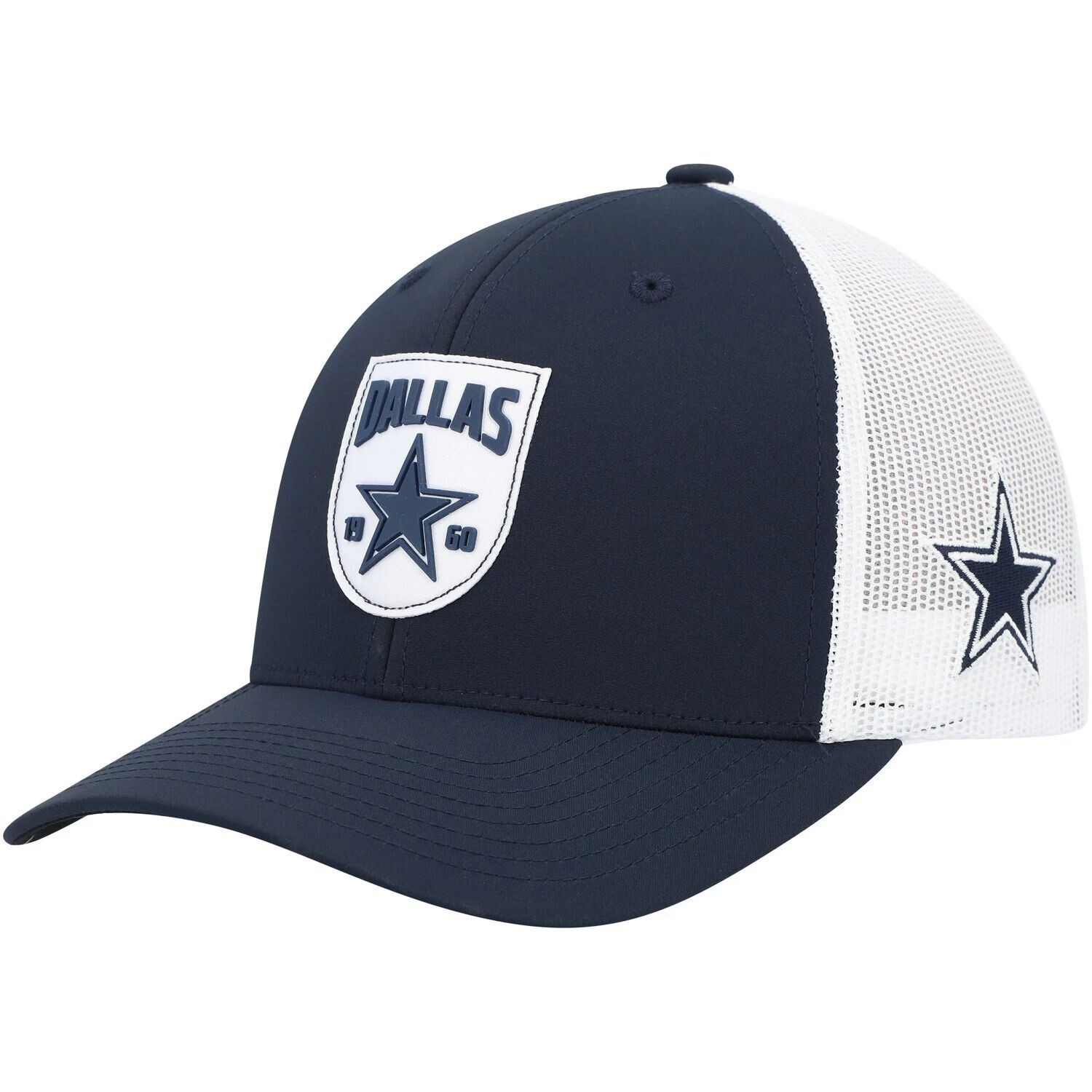 

Мужская темно-синяя/белая кепка HOOey Dallas Cowboys со звездой и нашивкой Trucker Snapback