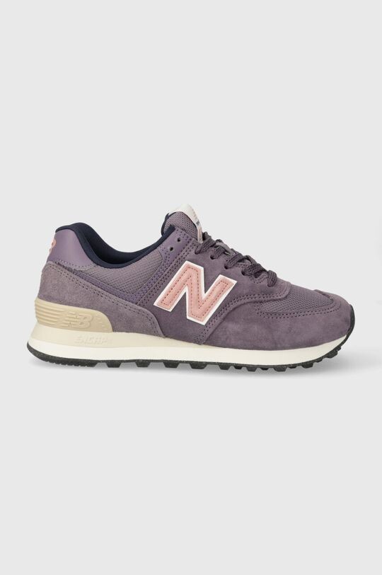

Кроссовки замшевые 574 New Balance, фиолетовый