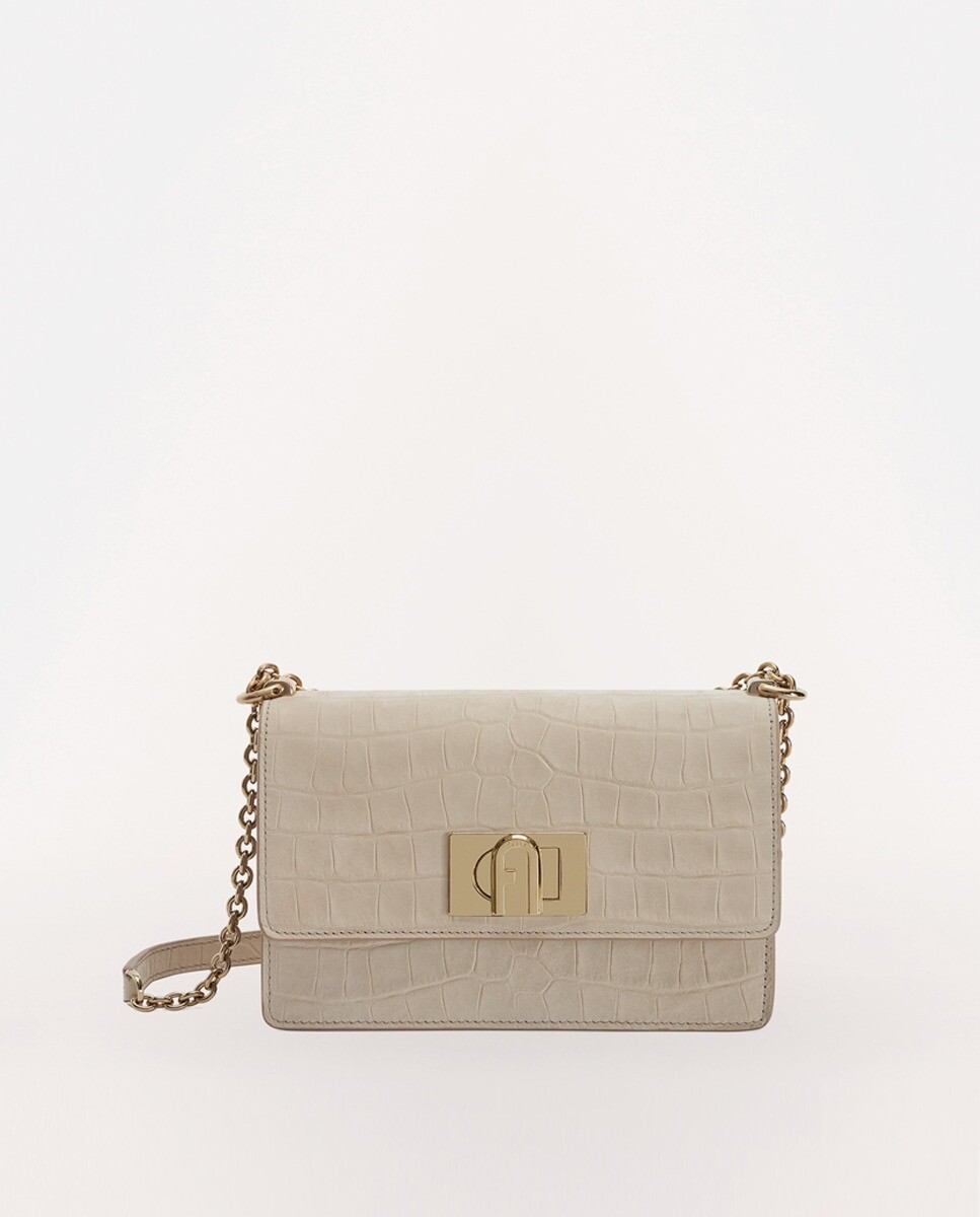 

Белая сумка через плечо Mini 1927 из фактурной кожи Furla, белый
