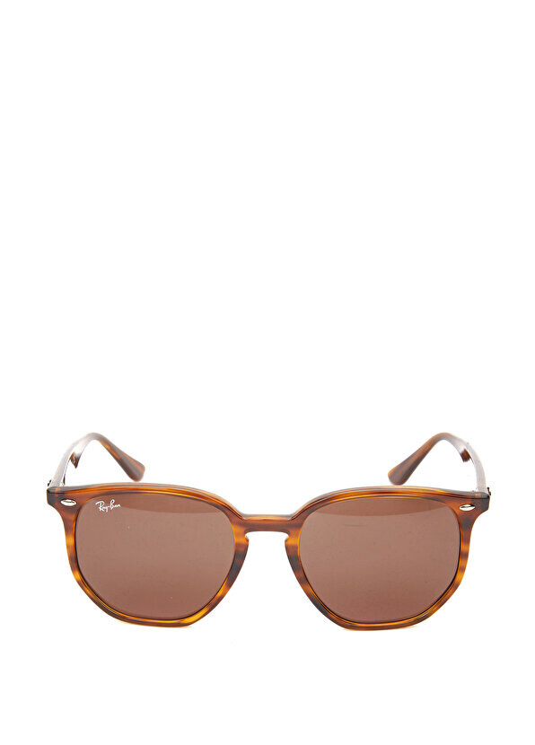 

Солнцезащитные очки квадратной формы с черепаховым узором Ray-Ban