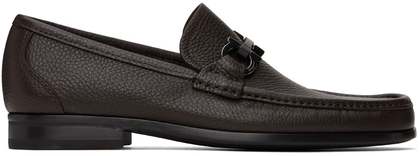 

Коричневые лоферы Gancini Ferragamo