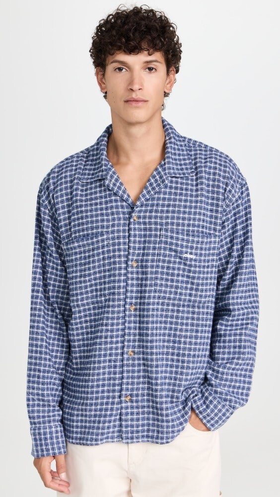 

Рубашка Obey Bigwig Micro Plaid Woven, серый