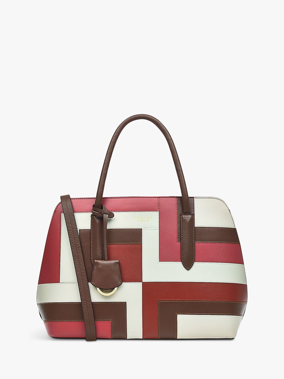 

Сумка Radley Liverpool Street 2.0 Patchwork Medium на молнии, цвет пемза/мульти