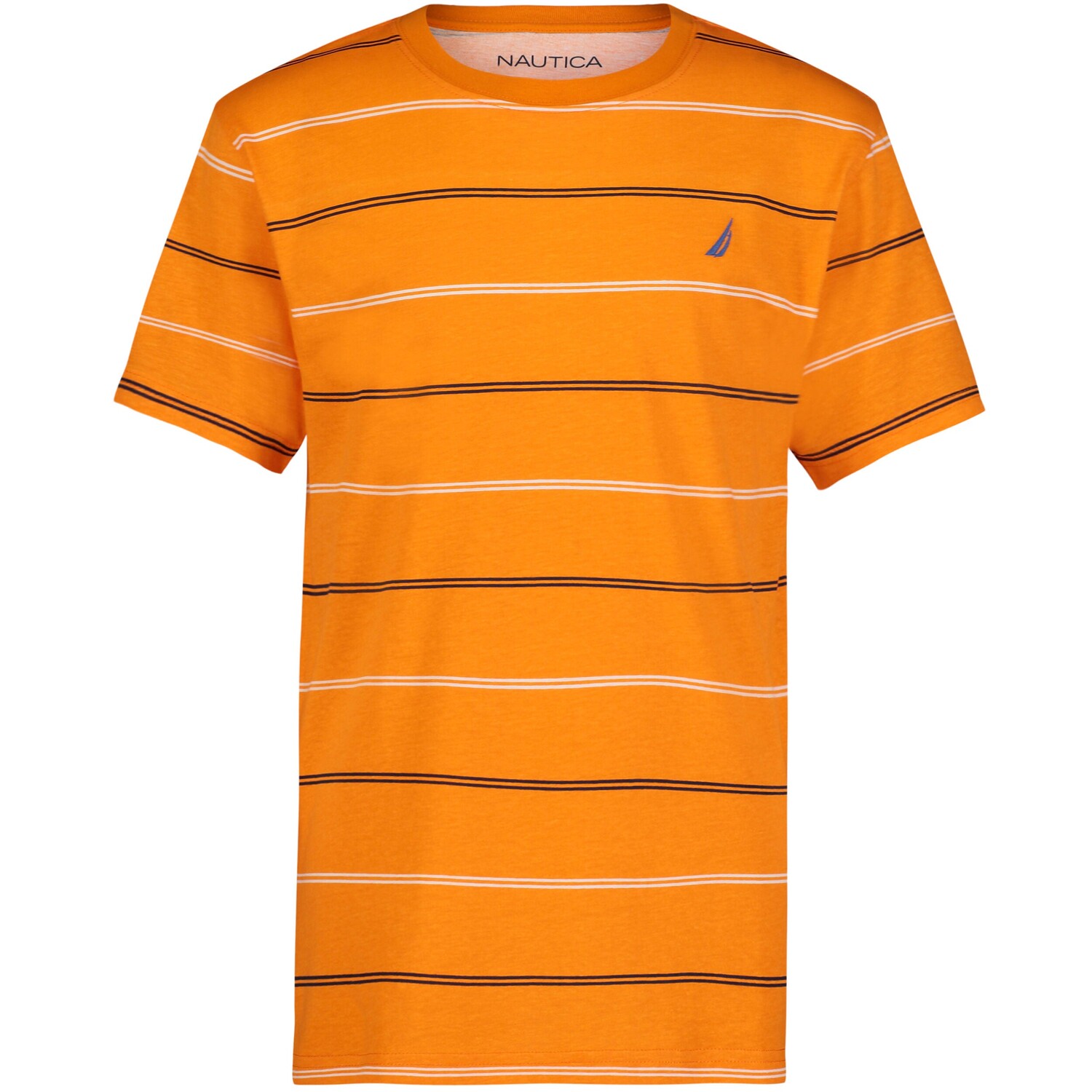 

Футболка Nautica в чистую полоску для мальчиков (8-20), цвет Blazing Orange