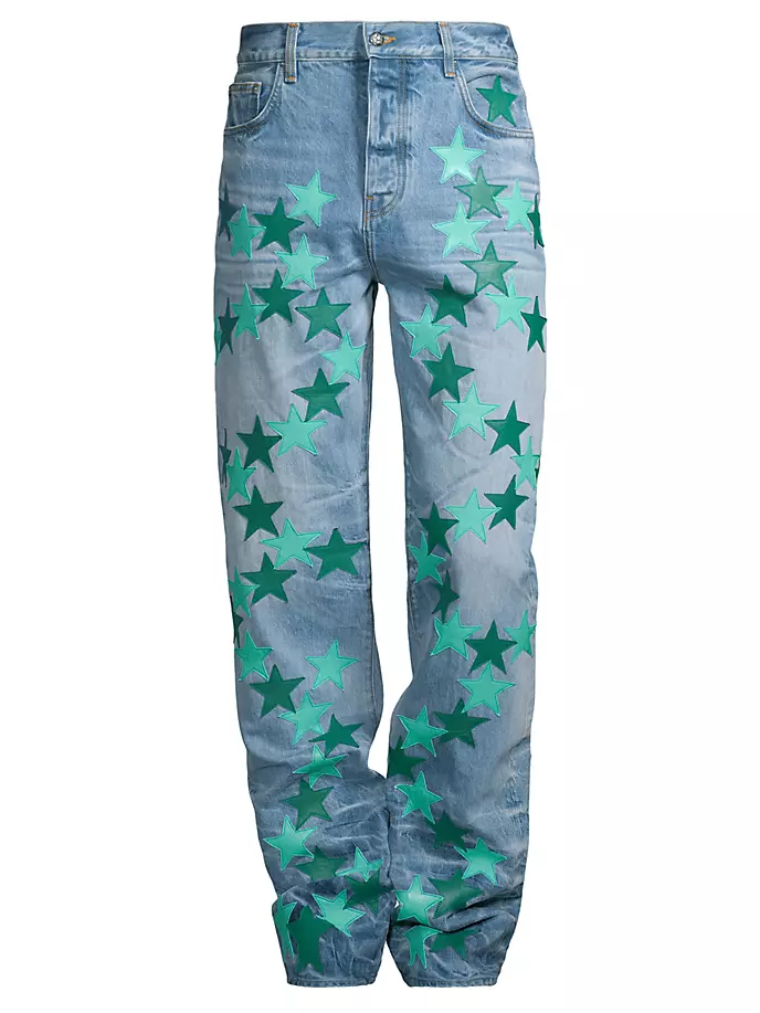 

Джинсы прямого кроя Chemist Star Amiri, цвет faded indigo