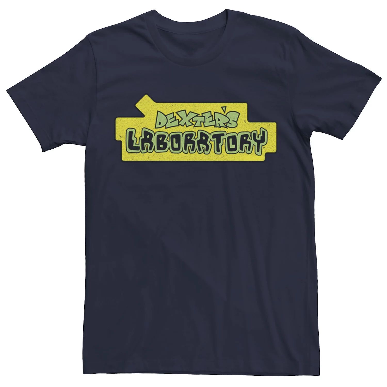 Мужская футболка с официальным логотипом Лаборатории Декстера Licensed Character, синий цена и фото