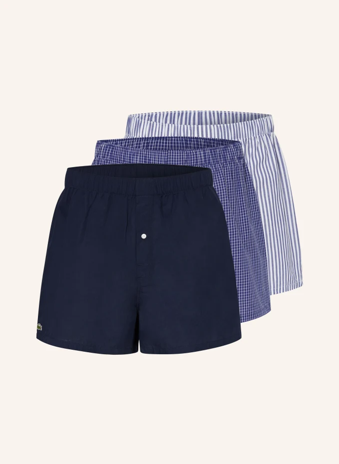 

Комплект из 3 тканых боксеров Lacoste, белый