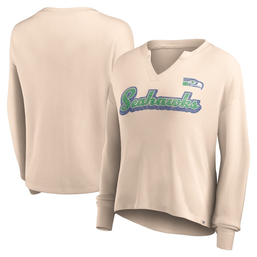 

Футболка с длинным рукавом Fanatics Branded Seattle Seahawks, загар