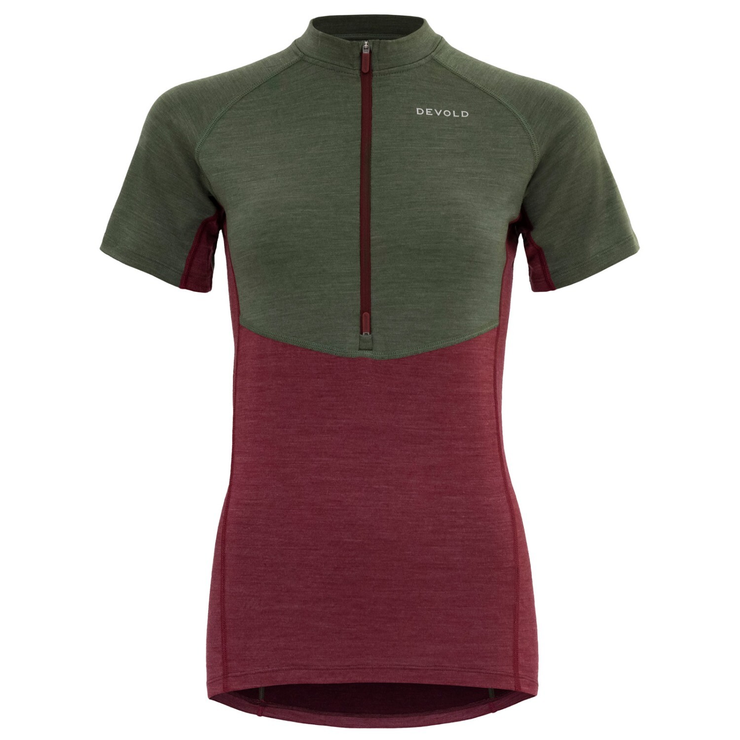 

Велосипедный трикотаж Devold Women's Standal Merino Tee Zip Neck, цвет Forest