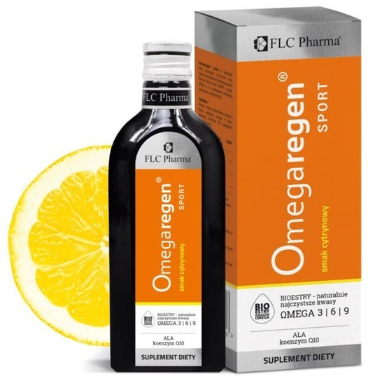 OmegaRegen Sport (Омега 3 + коэнзим Q10 жидкость) лимон, 250 мл FLC Pharma