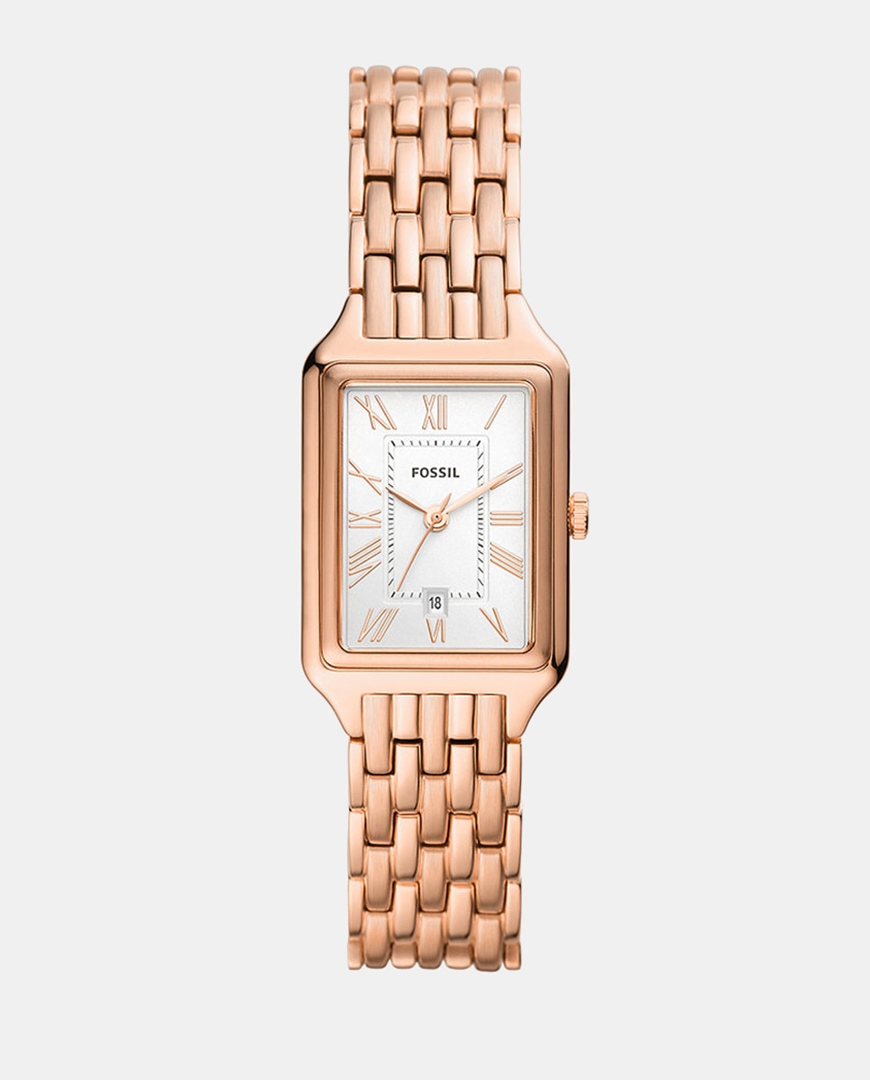 цена Raquel ES5271 розовые женские часы из нержавеющей стали Fossil, розовый