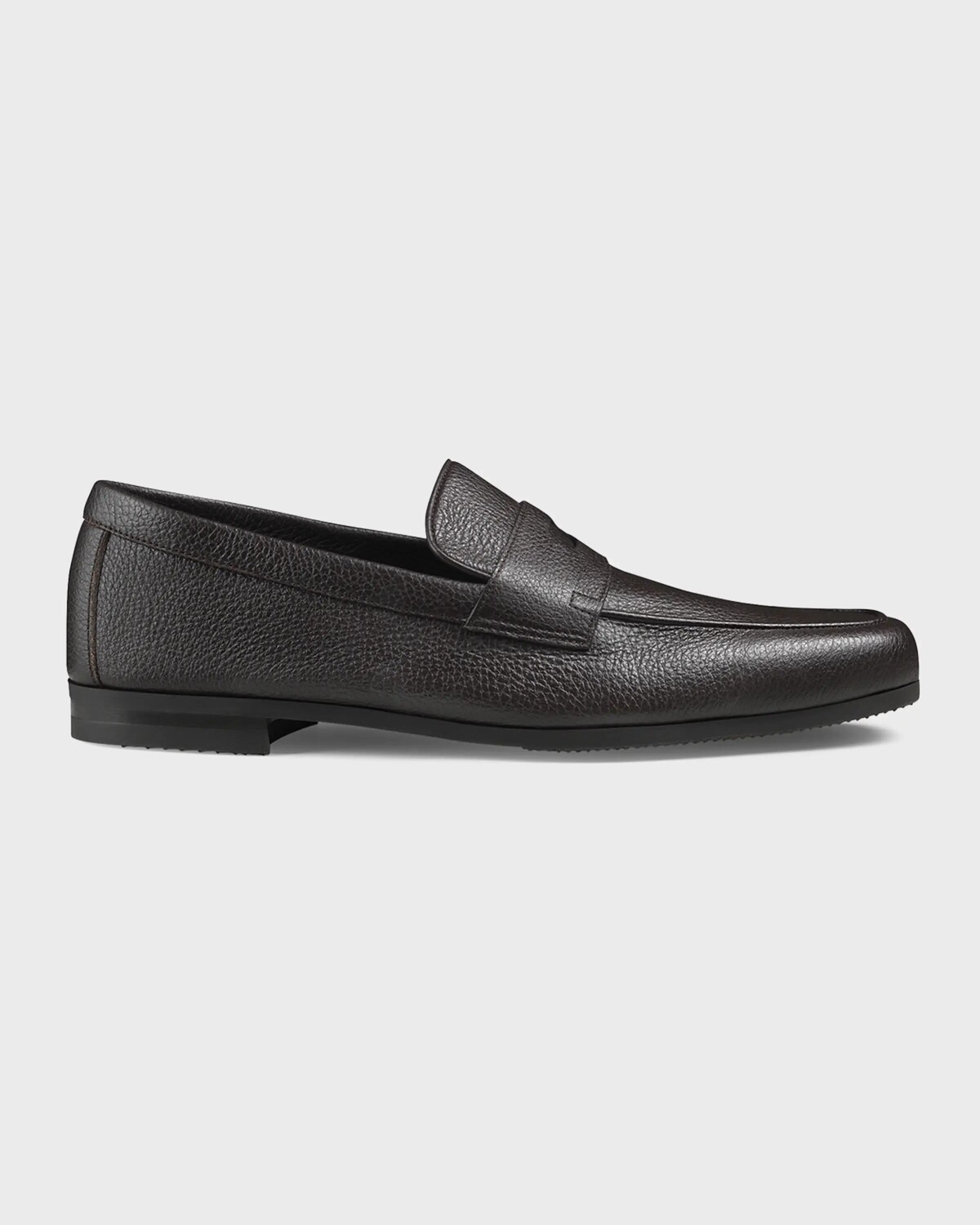 

Мужские пенни-лоферы Thorne из мягкой фактурной кожи John Lobb, цвет Dark Brown