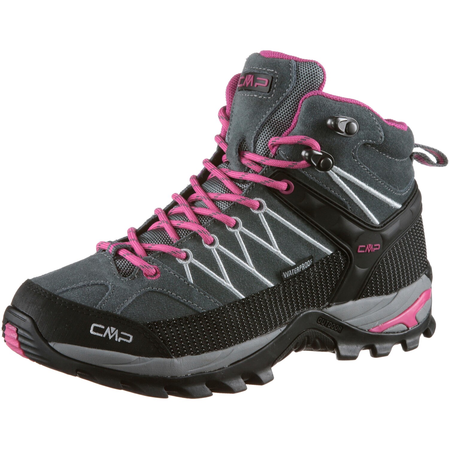 

Походная обувь cmp Rigel Mid WP, цвет grau-pink