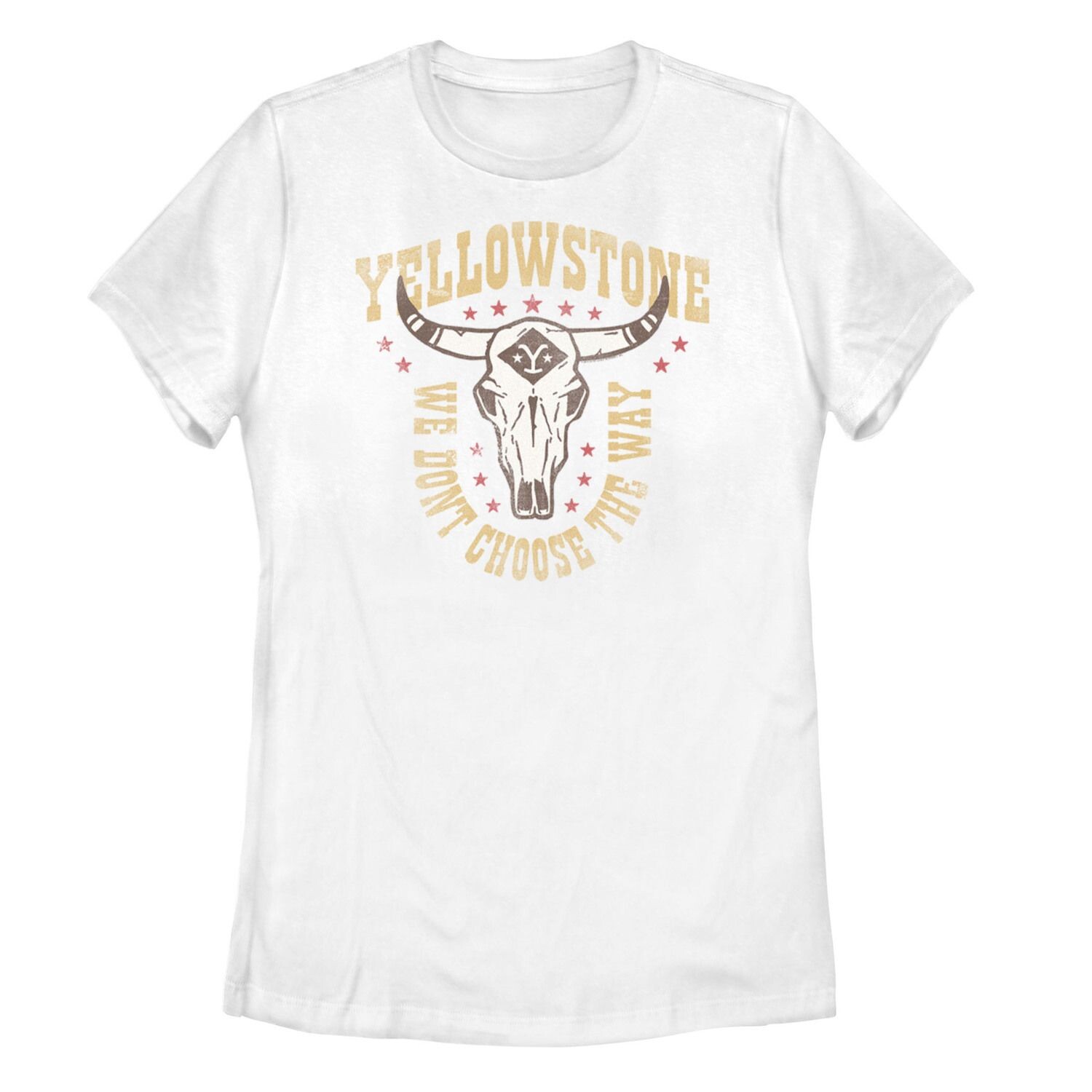 

Юниорская футболка Yellowstone We Don't Choose The Way с графическим рисунком Licensed Character