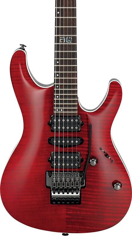 Электрогитара Ibanez KIKO100 Kiko Loureiro Signature Electric Guitar, Trans Ruby Red w/ Case