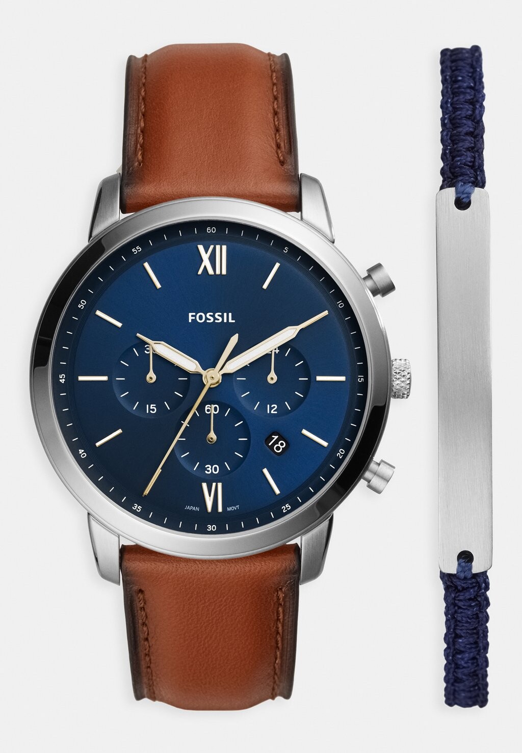 

Хронограф NEUTRA CHRONO SET Fossil, цвет brown