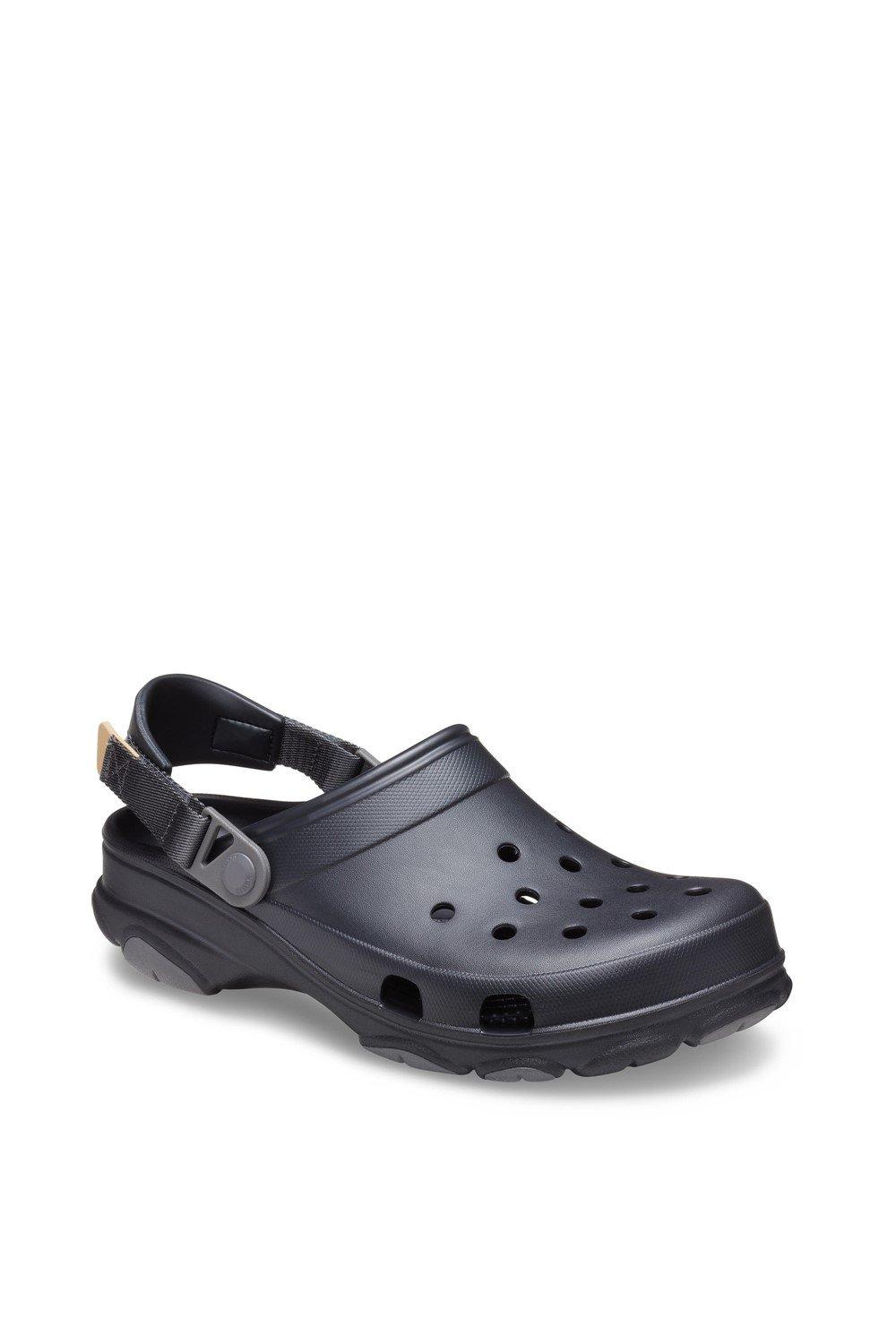 Классические универсальные туфли-слипоны Crocs, черный туфли слипоны из термопластика бистро crocs черный