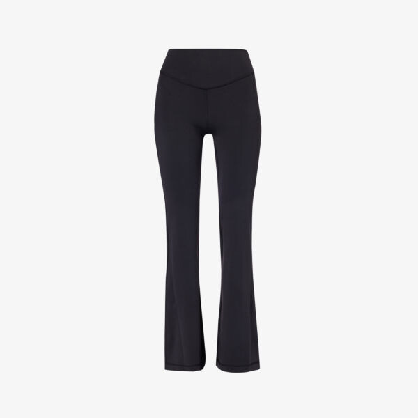 

Расклешенные леггинсы Wunder Train из эластичной ткани Lululemon, черный