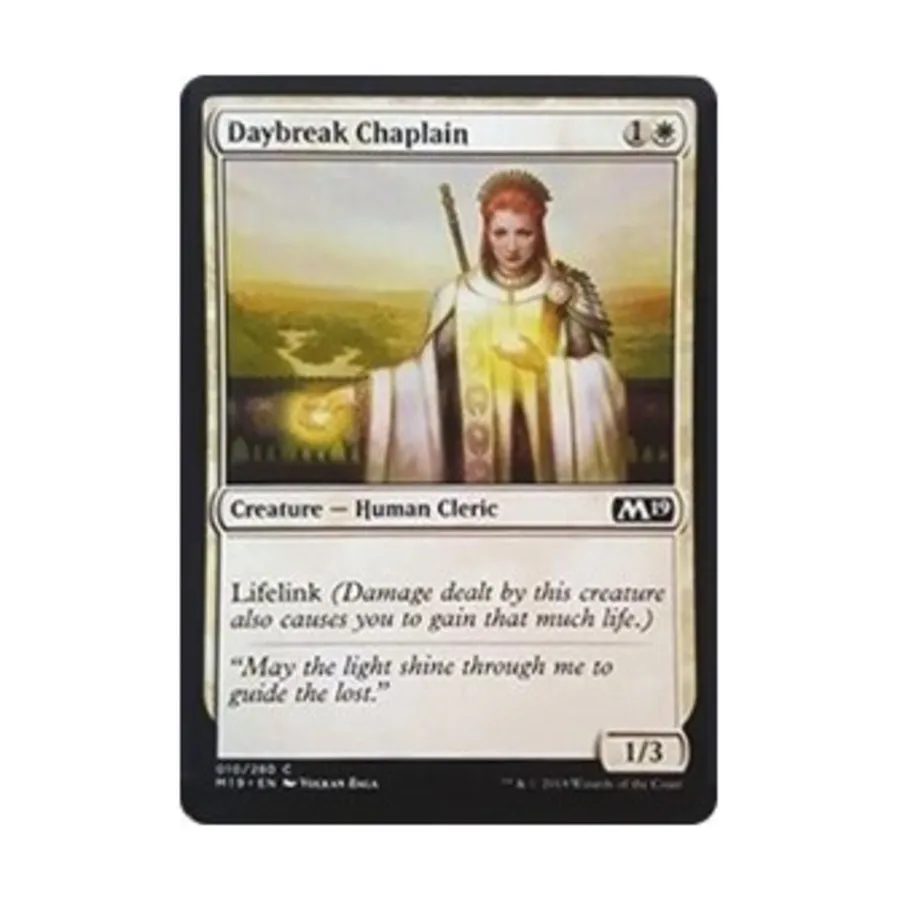 

CCG Капеллан Рассвета (клавиша C), MTG - Core Set 2019