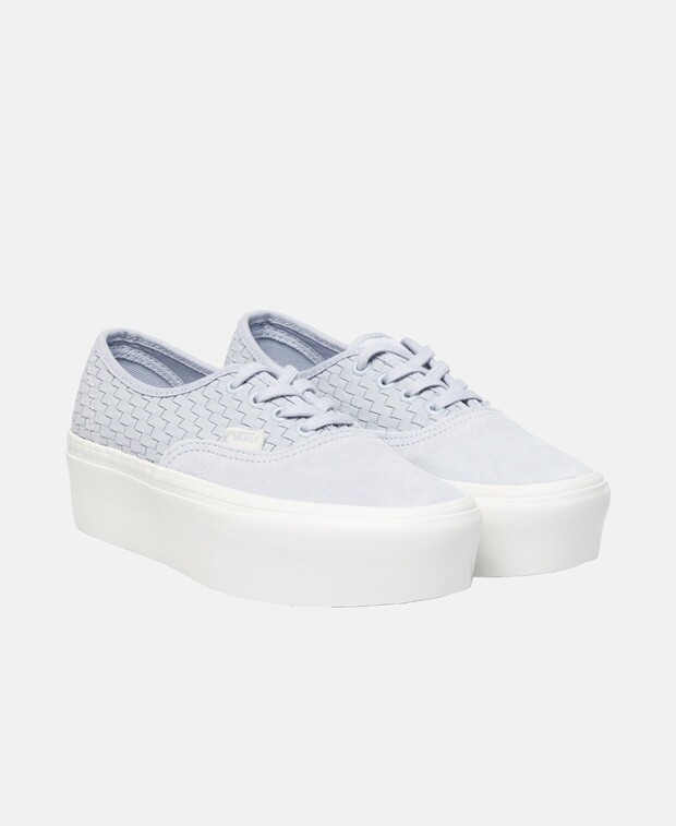 

Кроссовки на платформе Vans, светло-серый