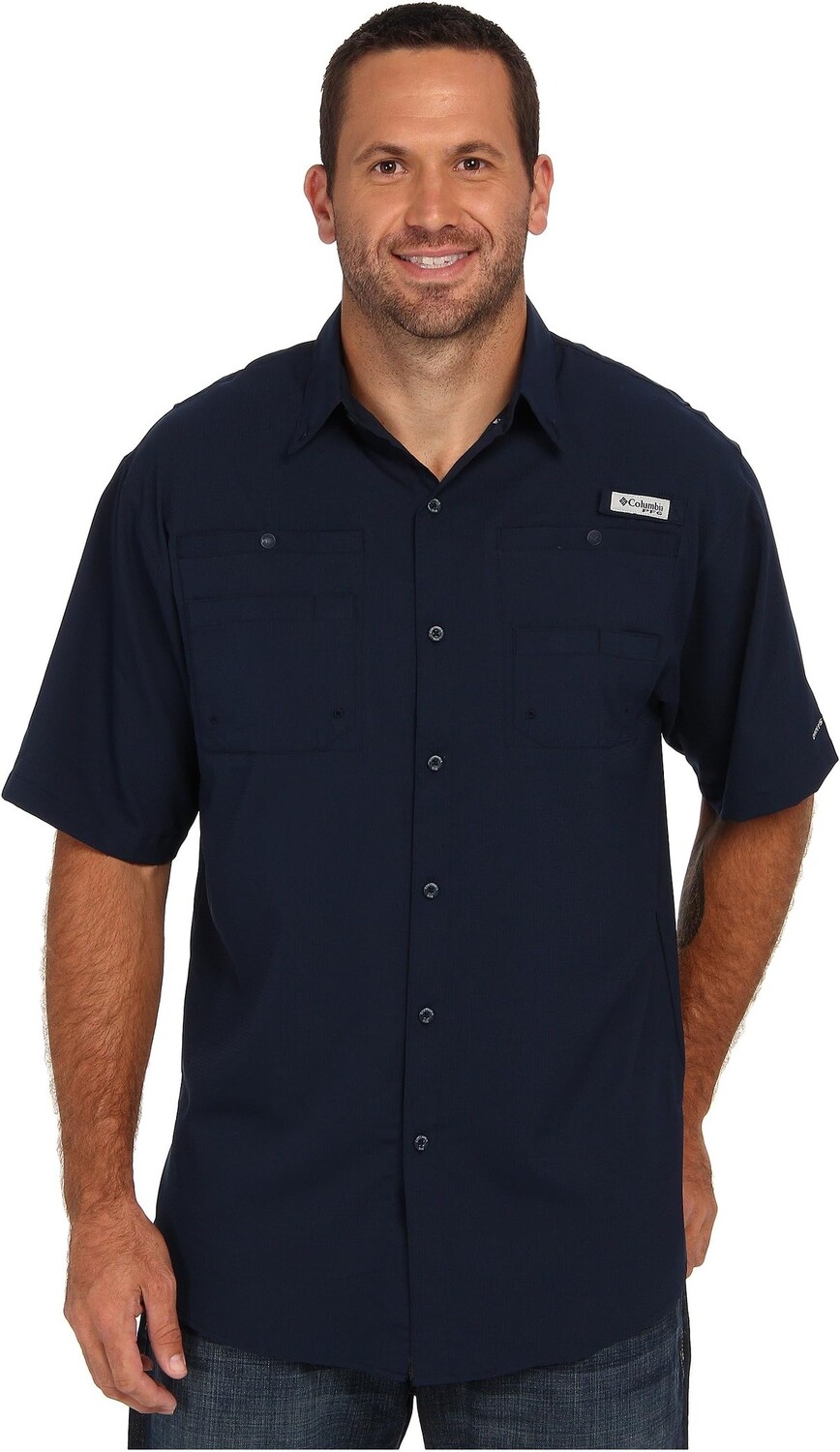 

Рубашка Big & Tall Tamiami II S/S Columbia, цвет Collegiate Navy