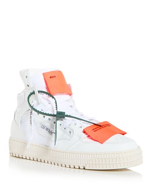 

Мужские высокие кеды вне игровой площадки 3-0 Off-White, цвет White